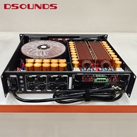 Amplificateur de puissance TD classe 1000W * 4CH taille 2U avec amplificateur de puissance à transformateur puissant pour haut-parleur line array