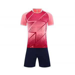 Uniformes de Fútbol para Hombre, Conjuntos de Fútbol con Logotipo Personalizado del Equipo, Ropa Deportiva Profesional Transpirable de Secado Rápido para Adultos, Pantalones Cortos de Entrenamiento de Fútbol - Product Image 1