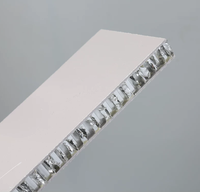 Panneau de plafond en nid d'abeille en aluminium, revêtement PVDF, résistant au feu et à l'eau, écologique, taille personnalisée, panneau de plafond pour intérieur commercial