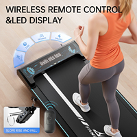 Offre Spéciale FP-TL1 Tapis de Marche Portable Électrique avec Télécommande et Réglage de Pente pour Salle de Sport à Domicile