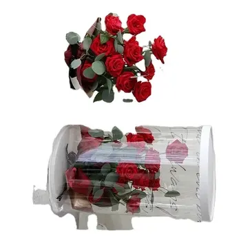 Розы белые Искусственные декоративные детские шелковые цветы венки растения оптом для наружного украшения свадьбы искусственные