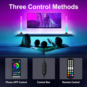 Smart LED <strong>Light</strong> Bars &amp; RGB Table <strong>Lights</strong> <strong>with</strong> App Control USB Powered 3 Control Modes for Room PC &amp; TV Backlight-2PCS - Product Image 2