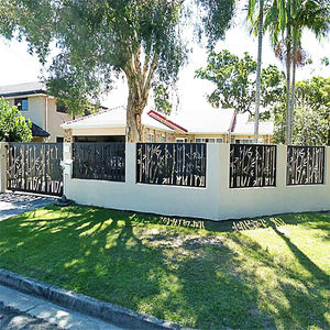 Pequeños jardines para casas al aire libre de alta calidad poste de aluminio valla enrejado <span class=keywords><strong>AMP</strong></span> puertas cercado - Product Image 4