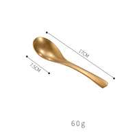 Sendok Makan Stainless Steel Retro 304, Panci Kecil Rumah Tangga, Sendok Makan Tebal, Sendok Bentuk Kepingan Salju