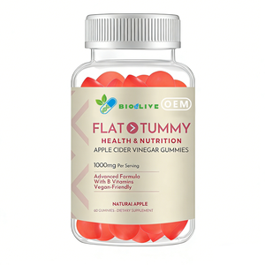 Gummies de Vinaigre de <span class=keywords><strong>Cidre</strong></span> de Pomme ACV OEM – Complément de 60 unités pour la Perte de Poids et le Soutien Cardiaque - Product Image 1