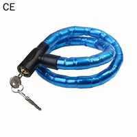 Verrou de sécurité transparent robuste pour moto et vélo, épaisseur 2 cm, longueur 101 cm, vente en gros usine