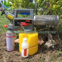 Brumisateur portatif capacité 2l de 2 xl pour les moustiques, pulvérisateur à propane, machine de brumisation pour la désinfection par l'eau, la fumée