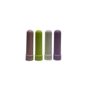 empty colorful nasal inhaler packing tube customized PP plastic sniffer bottles portable pharmaceutical packing tubes