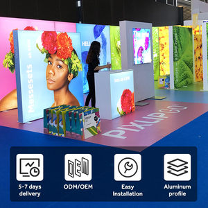 Aluminum Profile Trade Show Textile <strong>Led</strong> Floor Standing Fashion Aluminum <strong>Led</strong> Light Box Outdoor Advertising - Product Image 6