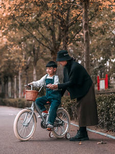 จักรยานเด็ก3-9ปี,จักรยานเด็กล้อเสริม,จักรยานเด็กวินเทจญี่ปุ่นชายและหญิง - Product Image 5