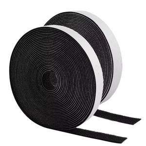 Cierre de poliéster de nailon Velcroes de gancho y bucle Adhesivo fuerte Cinta de sujeción de gancho y bucle Telas Velcroes adhesivos - Product Image 4