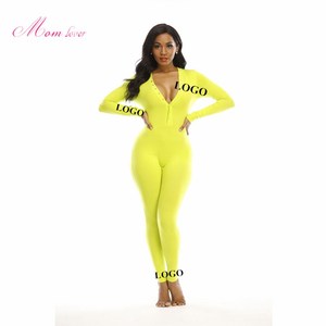 <span class=keywords><strong>Pyjama</strong></span> pour femmes grande taille uni, nuisette sexy pour femmes, <span class=keywords><strong>combinaison</strong></span> de nuit avec rabat pour les fesses, <span class=keywords><strong>pyjama</strong></span> à col en V profond, <span class=keywords><strong>combinaison</strong></span> pour femmes - Product Image 1