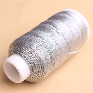 Auf Lager High Tenacity 3/6/9/12/15 Ply 1000 <span class=keywords><strong>m</strong></span> Gold Silber Metallic Thread DIY Schmuck herstellung Faden - Product Image 3