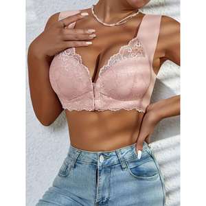 Soutien-gorge sans fil pour femme, nouvelle marque, avec couverture complète, bretelles réglables, effet push-up et soutien confortable, soutien-gorge sans armatures - Product Image 3