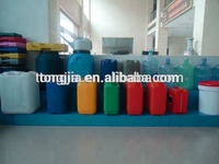 Tambour de jerrycan en plastique de double station de 10L 15L 20l 30L faisant la machine de moulage par extrusion-soufflage