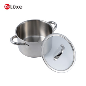 20Cm Truyền Thống Nhà Bếp Nồi Súp Nồi Thép Không Gỉ Với Nắp - Product Image 5