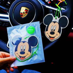 Profumatore per Auto Mickey Super Forte e Duraturo, Deodorante per Auto in Carta di Cotone con Logo Personalizzato - Product Image 4