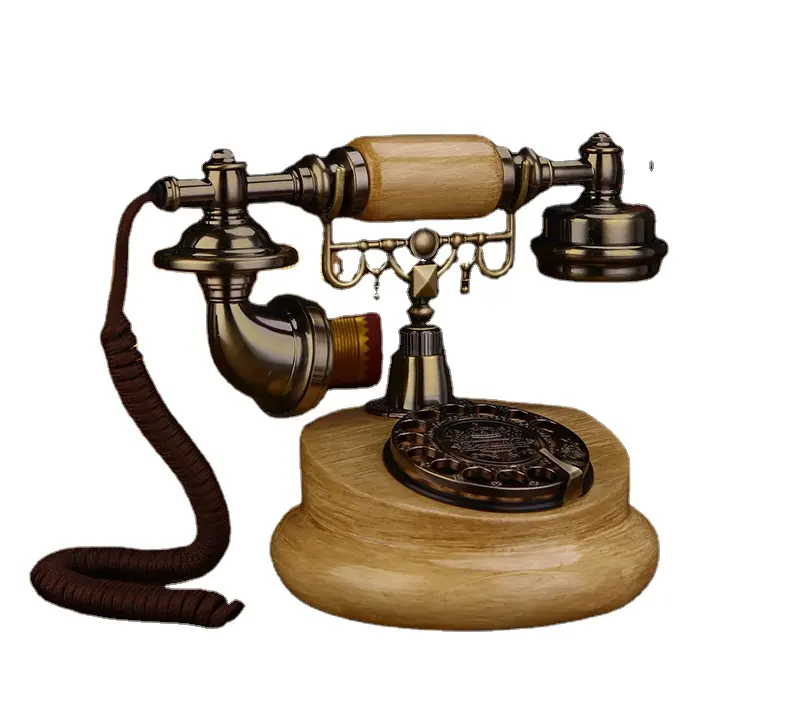 Otantik moda yaratıcı avrupa antika telefon doğal yeşim telefon ev sabit