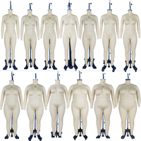 JASMINE Fiberglas Schneiderpuppe für Damen, Ganzkörper, Größen 2-26W, stehende Pose, abnehmbare Beine, Kleiderform für Erwachsene, Edelstahl