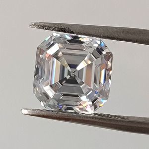 DS เครื่องประดับทรงสี่เหลี่ยมเพชรพลอยสังเคราะห์5A ขาวสังเคราะห์พลอยสังเคราะห์สังเคราะห์สำหรับทำเครื่องประดับ - Product Image 1