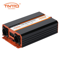 Onduleur à onde sinusoïdale pure Tianmo 1000W pour sauvegarde d'urgence, solaire, RV, 12V à 220V avec protection contre les surcharges
