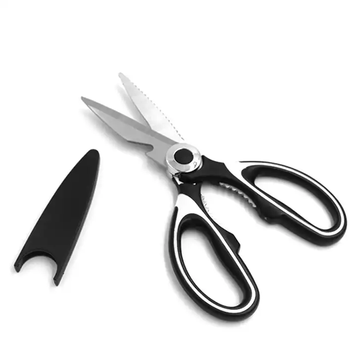 Multi-functional Vegetable Meat Shear 2.5mm Thickness Kitchen Scissors With  Blade Protection Cover - Buy Multi-functional Vegetable Meat Shear 2.5mm  Thickness Kitchen Scissors With Blade Protection Cover Product on