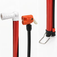 Mini pompe à air portable pour vélo, avec poignée en T, flexible, haute pression, pliable, multi-usage, pour VTT, vélo de route et vélo de ville