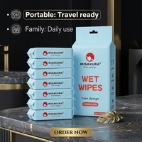 Lingettes pour bébés sensibles non parfumées sans alcool, lingettes humides hypoallergéniques et au pH équilibré pour peaux sensibles