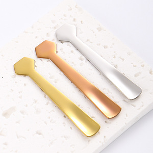 2025 Nueva herramienta de belleza de acero inoxidable pequeña cuchara dispensadora de maquillaje Crema para Ojos máscara de crema facial cuchara crema maquillaje - Product Image 1