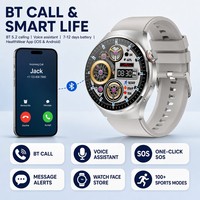 TK26PRO Modische Outdoor-Sport-Fitness-Tracker Smartwatch mit Herzfrequenz- und Blutsauerstoffmessung, rundem Zifferblatt und magnetischem Ladegerät