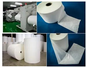 [Free Sample] Factory Wholesale Price Spunlace non woven fabric jumbo rolls for making wet wipes and tissue