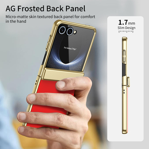 Coques de téléphone pour <span class=keywords><strong>Samsung</strong></span> <span class=keywords><strong>Galaxy</strong></span> <span class=keywords><strong>Z</strong></span> Flip 8 7 6 5 <span class=keywords><strong>4</strong></span>, antichoc, finition givrée mate, protection fine, coque rigide en plastique - Product Image 2