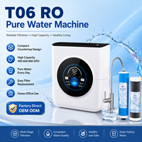 Machine à eau pure RO haute capacité 400G 600G 800G avec filtre composite, membrane RO et filtre à charbon