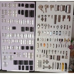 Charnières en alliage d'aluminium Hfc66 Hfc61 48 57 62 64 69, charnières de porte à 180 degrés avec 4 trous, design moderne pour applications de portes - Product Image 1