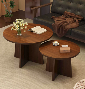 Nordic Style Solid Wood <strong>Coffee</strong> <strong>Table</strong> Minimalist Modern Design for Small Home or Apartment for Living or Bedroom - Product Image 2