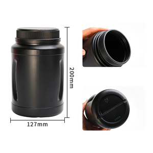 Factory Direct Delivery Big Bottle Empty <strong>Plastic</strong> Whey <strong>Protein</strong> <strong>Powder</strong> Jars Storage Jar Supplement <strong>Container</strong>