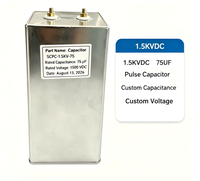 Capacité d'approvisionnement stable 1500VDC75UF, film plastique à impulsions avec le meilleur prix pour usage industriel