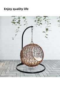 Nuevo diseño hecho a mano grande de mimbre gato <span class=keywords><strong>hamaca</strong></span> cueva cesta de mimbre Silla de oscilación cama del animal doméstico casa <span class=keywords><strong>nido</strong></span> - Product Image 6