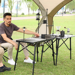 Wholesale Outdoor Multifunctional Light Weight Hight <b>Adjustable</b> Portable <b>Folding</b> Aluminium Alloy Picnic Camping IGT <b>Table</b> - Product Image 5