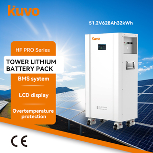 Kuvo ระบบพลังงานแสงอาทิตย์51.2V เคลื่อนย้ายได้สำหรับบ้านแบตเตอรี่ลิเธียม30-40KW ส่งได้ - Product Image 2