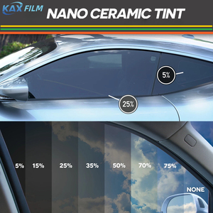 KAX Nano Ceramic VLT 70% <span class=keywords><strong>Film</strong></span> teinté <span class=keywords><strong>anti</strong></span>-<span class=keywords><strong>chaleur</strong></span> pour vitres de voitures <span class=keywords><strong>Film</strong></span> solaire teinté de sécurité pour vitres de voitures - Product Image 6