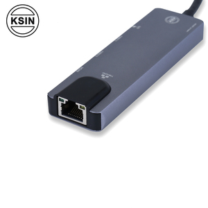 5-en-1 <span class=keywords><strong>USB</strong></span> <span class=keywords><strong>C</strong></span> adaptador de red tipo <span class=keywords><strong>C</strong></span> adaptador <span class=keywords><strong>multipuerto</strong></span> con salida HDMI 4k RJ45 gigabit Ethernet 2USB - Product Image 3