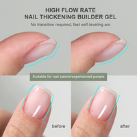 MR NAIL-Colle à ongles multifonctionnelle en gel UV, couche de base liquide longue durée et couche de finition pour le bricolage, source d'éclairage LED à la française