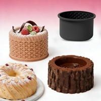 Nouveau moule à gâteau à cavité unique de 4 pouces, forme Charlotte, pour mousse, qualité alimentaire, pour desserts français, compatible four