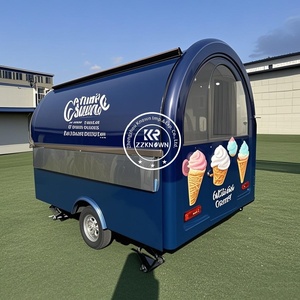 Remorque de snack Offre Spéciale <span class=keywords><strong>four</strong></span> à pizza remorque de nourriture mobile cuisine entièrement équipée burger chariot de jus remorque à pizza - Product Image 3