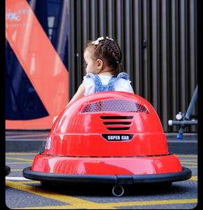 Kinder Elektroauto Kinder fahrzeuge UFO 12V Doppel antrieb LED Elektro spielzeug Kinder fahren auf Auto Stoßstange Kleinkind - Product Image 5