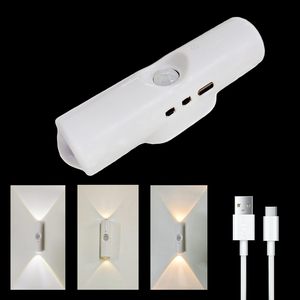 Lámpara LED Recargable con Sensor de Movimiento TSINYE, Luz Ambiental para Gabinete, Lámpara de <span class=keywords><strong>Noche</strong></span> para Pasillo, Escaleras, Cocina, Decoración RGB para el Hogar - Product Image 1