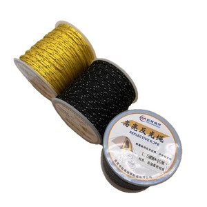 Stock <b>Tent</b> <b>Canopy</b> Umbrella Reflective Rope 1.5mm Diameter 40m Roll High Brightness Windproof Wind Rope Buckle - Product Image 1