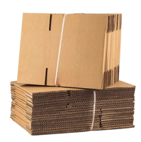Boîte d'Expédition en Carton Ondulé Personnalisée avec Logo, Grande Caisse d'Emballage en Papier Imprimé pour Rangement, Envoi, Chaussures, Alimentation et Déménagement