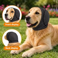Cache-oreilles pour chien à ajustement auto-adaptatif pour le calme sonore, cagoule apaisante pour chien, protège-oreilles pour le bain, le toilettage et la natation